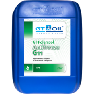 Антифриз готовый GT OIL GT Polarcool G11 зеленый 20кг