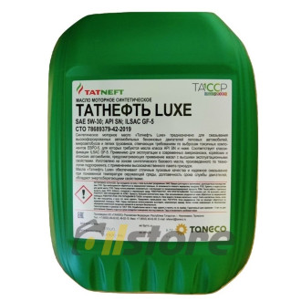 Моторное масло Татнефть LUXE SN 5w30 10л