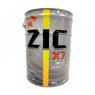 Моторное масло ZIC X7 5w40 20л