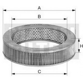 Воздушный фильтр MANN-FILTER C 2846/2