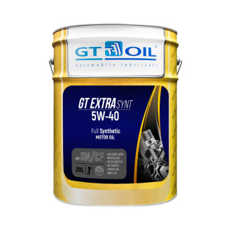 Моторное масло GT OIL GT Extra Synt SAE 5w40 20л