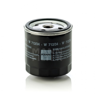 Масляный фильтр MANN-FILTER W 712/34