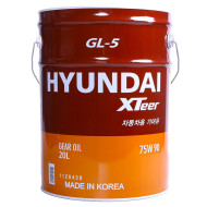 Трансмиссионное масло HYUNDAI XTeer Gear Oil-5 75w90 20л