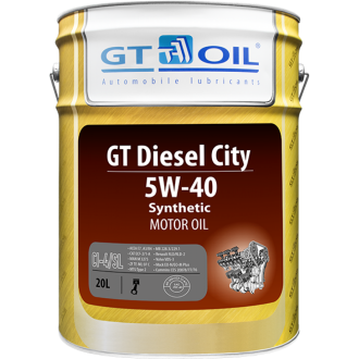 Моторное масло GT OIL GT Diesel City 5w40 20л