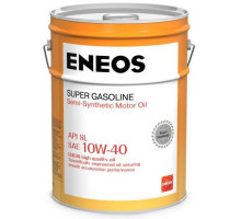 Моторное масло ENEOS Super Gasoline SL Semi-Synthetic 10w40 20л