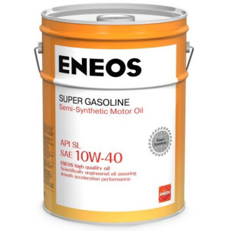 Моторное масло ENEOS Super Gasoline SL Semi-Synthetic 10w40 20л