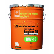 Моторное масло AUTOBACS ENGINE OIL SYNTHETIC 0w16 20л