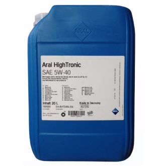 Моторное масло ARAL HighTronic 5w40 20л