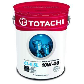Моторное масло TOTACHI NIRO HD Semi-Synthetic CI-4/SL 10w40 19л