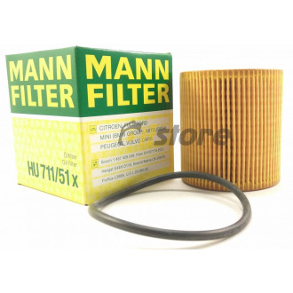 Масляный фильтр MANN-FILTER HU 711/51 X