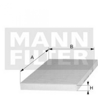 Салонный фильтр MANN-FILTER CU 2344