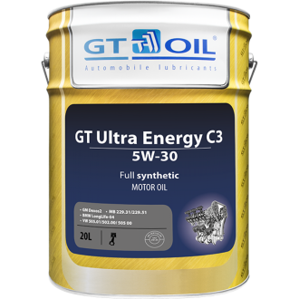 Моторное масло GT OIL GT Ultra Energy C3 5w30 20л