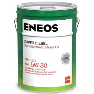 Моторное масло ENEOS Super Diesel Semi-Synthetic 5w30 20л