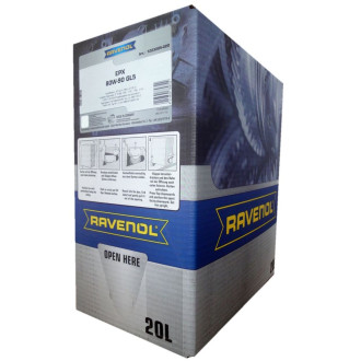 Трансмиссионное масло RAVENOL Getriebeoel EPX SAE 80w90 GL-5 ecobox 20л