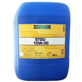 Трансмиссионное масло RAVENOL STOU SAE 10w30 20л