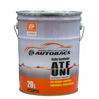 Трансмиссионное масло AUTOBACS ATF UNI Fully Synthetic 20л