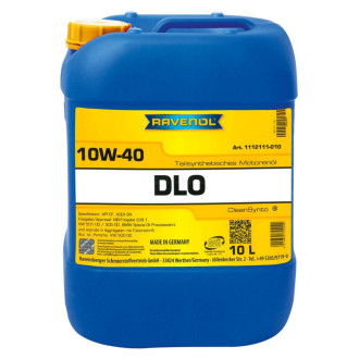 Моторное масло RAVENOL DLO 10w40 10л