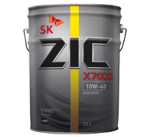 Моторное масло ZIC X7000 AP 10w40 20л
