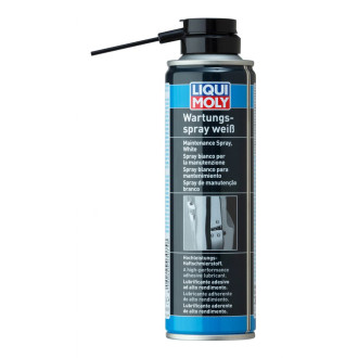 Грязеотталкивающая белая смазка LIQUI MOLY Wartungs-Spray weiss, 0,25л