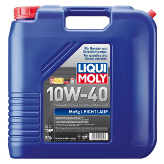 Моторное масло LIQUI MOLY MoS2 Leichtlauf 10w40 20л